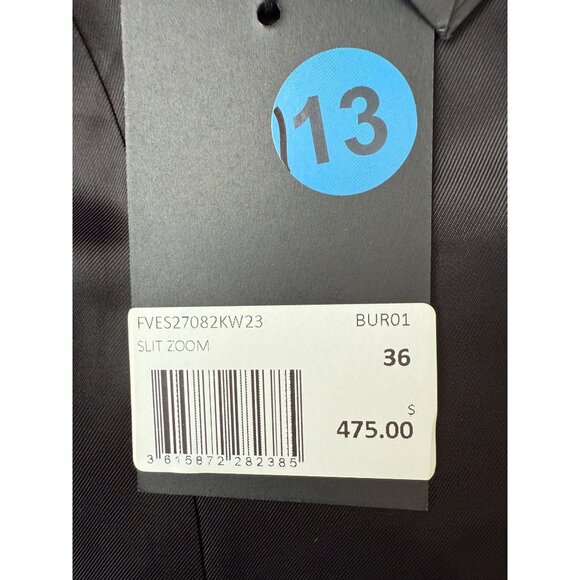 NWT The Kooples Blazer Burgundy Crepe French Designer Size FR/36 US/4 - Picture 14 of 16